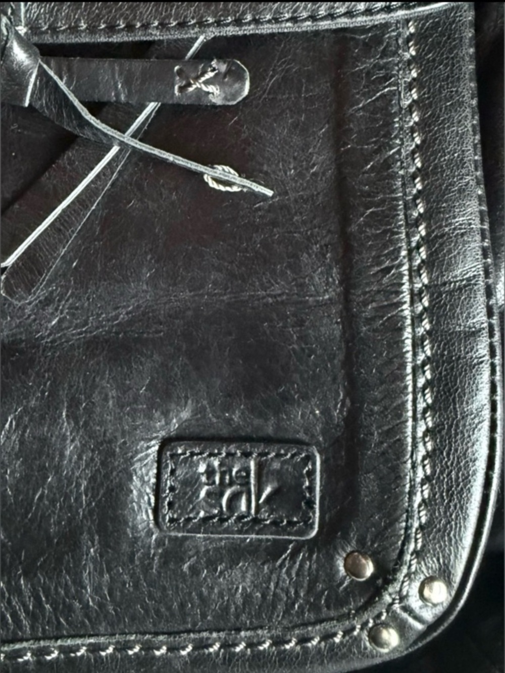 The Sak Convertible Black Leather Backpack - Picture 3 of 10